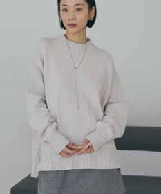 AMERICAN HOLIC ベロアモールニットプルオーバー