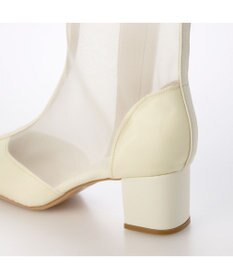 MODE ET JACOMO <noyau>ブロックヒールチュールブーツ