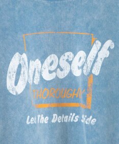 WEGO 【洗える】ヴィンテージウォッシュロールアップショートTシャツ