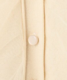 Feroux 【美人百花7月号掲載】チュールコンビパフスリーブ ニット