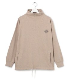 J.PRESS YORK STREET 【UNISEX】ヘビー天竺ハーフジップ スウェット