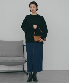 AMERICAN HOLIC ベロアモールニットプルオーバー