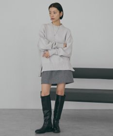 AMERICAN HOLIC ベロアモールニットプルオーバー