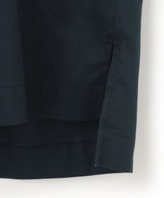 ICB 【洗える】コットンサテン プルオーバーブラウス