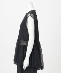 23区 【GOLD LABEL】チュールレイヤードジャージー カットソー