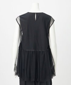 23区 【GOLD LABEL】チュールレイヤードジャージー カットソー