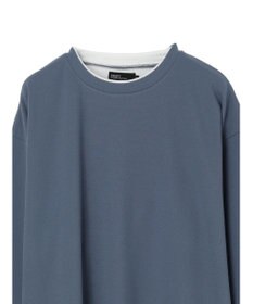 CRAFT STANDARD BOUTIQUE 梨地カットフェイクレイヤードＬ／Ｓ　ＴＥＥ