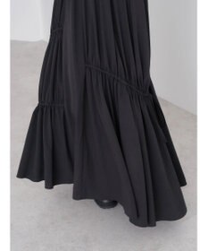 earth music&ecology ドロストギャザーフレアスカート