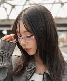 WEGO チャームリムレスアイウェア