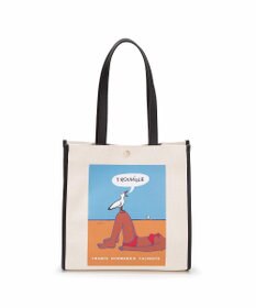 TOPKAPI 【Breath TOPKAPI】サヴィニャック × Breath TOPKAPI アート プリント オーガニックキャンバス トート バッグ