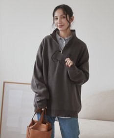 WEGO 【ユニセックス着用ITEM】ミラノリブハーフジッププルオーバー