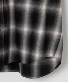 WEGO オンブレチェックシャツ（S）