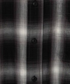 WEGO オンブレチェックシャツ（S）