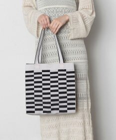 TRICOTE チェックペーパーバッグ