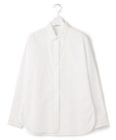 23区 L 【洗える】エンブロイダリーシャーティング シャツ ブラウス