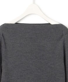 ICB 【洗える】エクストラファインメリノ  ボートネックプルオーバー