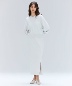 BEIGE， 【洗える】LAURA / ドライタッチIラインニットスカート