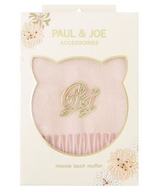 MOONBAT PAUL & JOE ACCESSOIRES ”PJ”ロゴブローチ付きムースタッチマフラー（パッケージ入り）