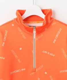 PW CIRCULUS 【 伸縮性あり 】【WOMEN】 LOGO ハーフジッププルオーバー