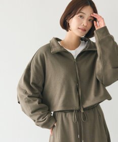 CRAFT STANDARD BOUTIQUE 【WEB限定】裏毛ダブルジップショートスウェット/24AW