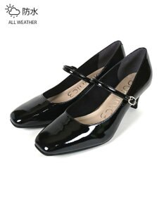 Dominic3 晴雨兼用 メリージェーン レザーパンプス