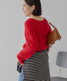 AMERICAN HOLIC バイパチヘンリーネックリブニットプルオーバー