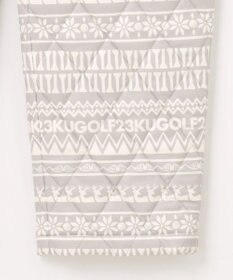 23区GOLF 【WOMEN】ノルディック柄 キルトパンツ