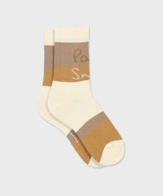 Paul Smith Logo Border ソックス