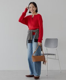 AMERICAN HOLIC バイパチヘンリーネックリブニットプルオーバー