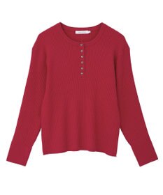 AMERICAN HOLIC バイパチヘンリーネックリブニットプルオーバー