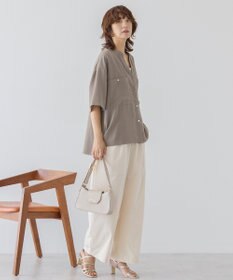 AMERICAN HOLIC ミリタリーWポケットスキッパーシャツ