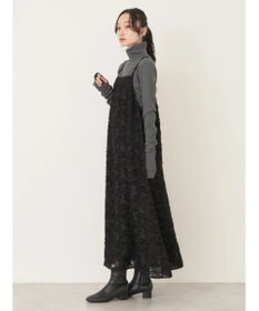 earth music&ecology フラワージャガードキャミワンピース