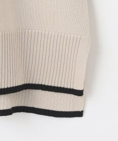 ANY SIS 【洗える】パネルボーダー ニット