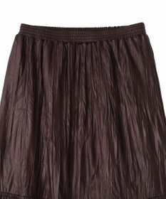 CRAFT STANDARD BOUTIQUE レザーライクギャザースカート