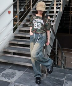 WEGO ドッキングドロストショートT