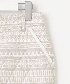 23区GOLF 【WOMEN】ノルディック柄 キルトパンツ