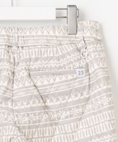 23区GOLF 【WOMEN】ノルディック柄 キルトパンツ