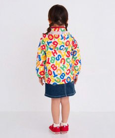 MIKI HOUSE HOT BISCUITS 【80-120cm】 ロゴ総柄 ウインドブレーカー