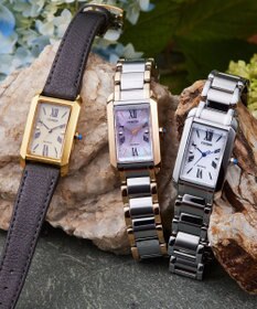 CITIZEN 【人気の長角ケース】電池交換不要の光発電エコ・ドライブ ウオッチ EW5620-55A