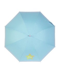 MOONBAT キッズ 晴雨兼用日傘 長傘 ビニール窓 スター 50cm 遮光 遮熱 UV