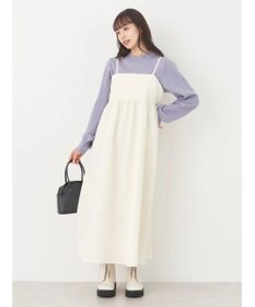 earth music&ecology バックオープンキャミワンピース