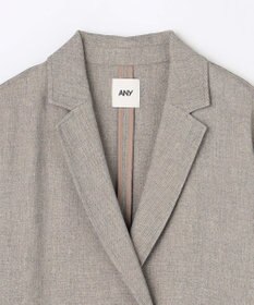 ANY 【セットアップ対応】テックリネンツイードジャケット