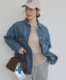 WEGO 【ANGIE VINTAGE】ビッグシルエットデニムジャケット / オーバーサイズGジャン