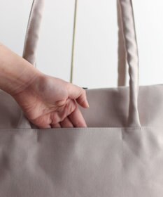 AND WOOL スミレの押し花刺繍バッグ big size