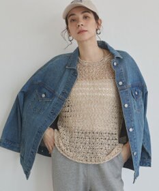 WEGO 【ANGIE VINTAGE】ビッグシルエットデニムジャケット / オーバーサイズGジャン