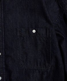 LENO DOUBLE POCKETS SHIRTS《UNISEX》デニムシャツ