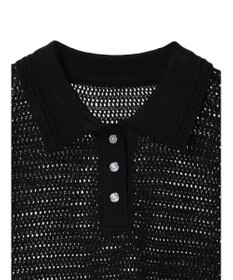 earth music&ecology ラインポロニットプルオーバー