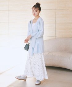 earth music&ecology 総レースホルターネックキャミソール