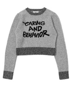 WEGO フラッフィーグラフィックちびニット