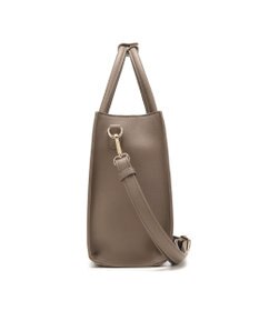 style code  【MERCURYDUO/マーキュリーデュオ】メタルアイレット　両アオリポケット　スクエアハンドバッグ